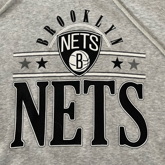 NWT NBA Brooklyn Nets Hoodie Mens Size Medium - Picture 3 of 7